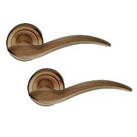 Ручки на розеті LINEA CALI Libera (103) стара бронза